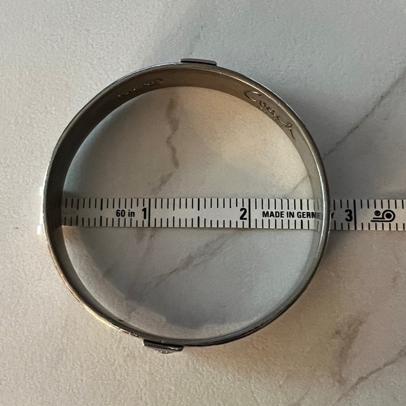 Vintage Coach Silver Bangle Bracelet - Picture 3 of 5